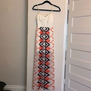 Honey and Rosie Chevron Print Dress